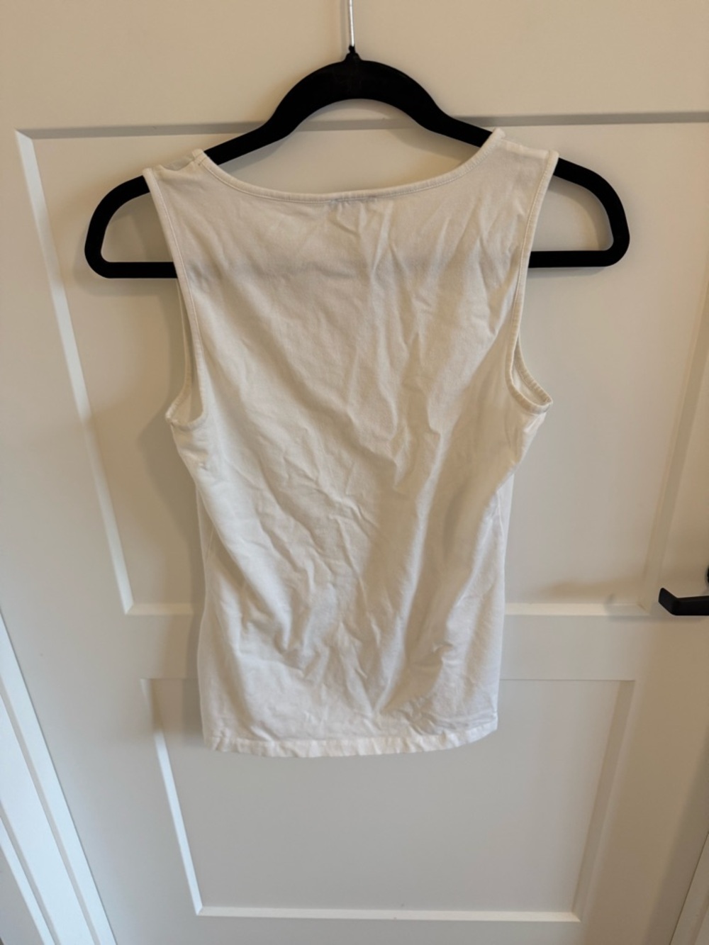 Neiman Marcus Embroidered Sleeveless Top | Ivory Textured Appliqué | Size S - Picture 4 of 4